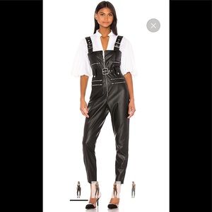 WeWoreWhat vegan overalls